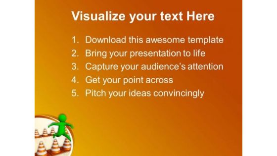 Overcome Challenges And Reach To The Goal PowerPoint Templates Ppt Backgrounds For Slides 0713