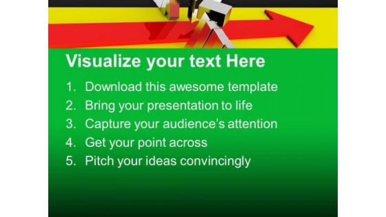 Overcome The Obstacles And Reach The Goal PowerPoint Templates Ppt Backgrounds For Slides 0713
