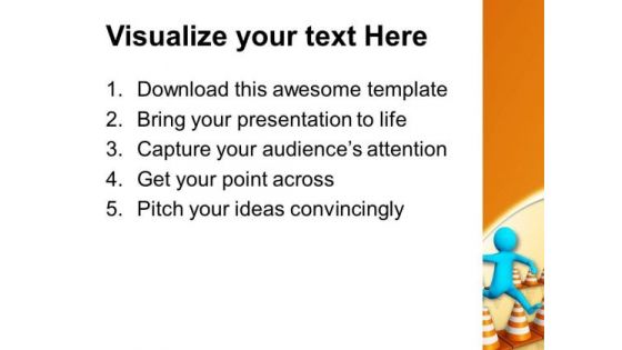 Overcome Your Business Obstacles PowerPoint Templates Ppt Backgrounds For Slides 0713