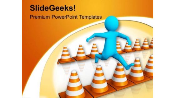 Overcome Your Business Obstacles PowerPoint Templates Ppt Backgrounds For Slides 0713