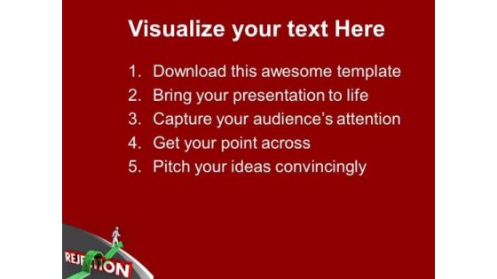 Overcomes Rejection And Rides To Success PowerPoint Templates Ppt Backgrounds For Slides 0613