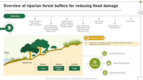 Overview Of Riparian Forest Buffers For Reducing Flood Damage Adopting Sustainable Farming Techniques