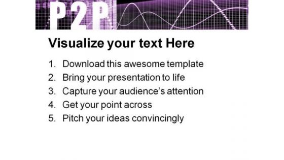 P2p Business PowerPoint Themes And PowerPoint Slides 0511