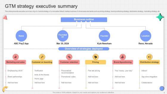 P2P Payment Startup Go To Market Strategy Ppt Powerpoint Presentation Complete Deck GTM V