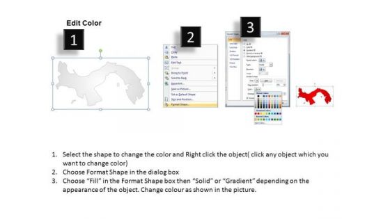 Panama PowerPoint Maps