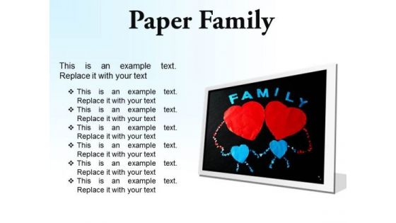 Paper Family Abstract PowerPoint Presentation Slides F