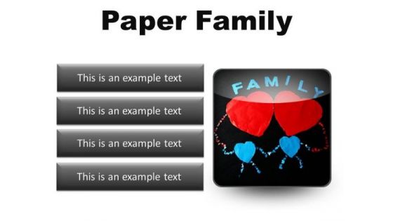 Paper Family Abstract PowerPoint Presentation Slides S