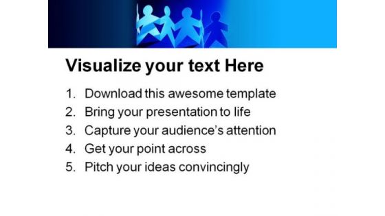 Paper Team Global PowerPoint Templates And PowerPoint Backgrounds 0711