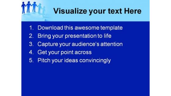 Paper Team People PowerPoint Templates And PowerPoint Backgrounds 0711