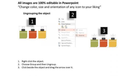 Paper With Clips Infographic Presentation Template