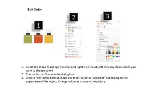 Paper With Clips Infographic Presentation Template