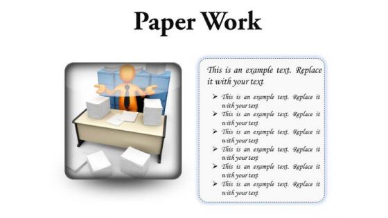 Paperwork Business PowerPoint Presentation Slides S