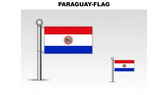 Paraguay Country PowerPoint Flags