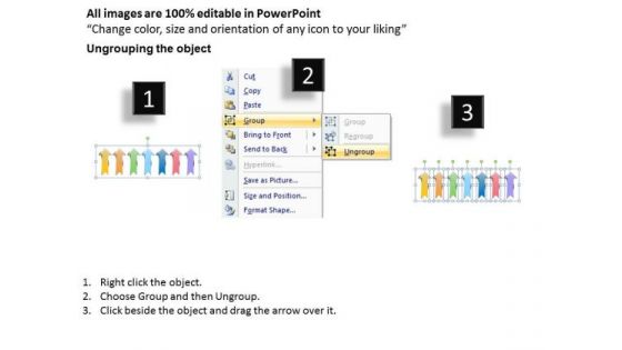 Parallel Arrow Process System Model Diagram Agricultural Business Plan PowerPoint Templates