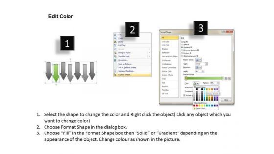 Parallel Arrow Program Instructions Business Development Plan Sample PowerPoint Slides