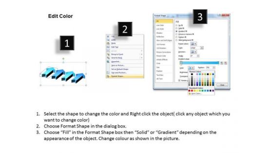 Parallel Data Processing Arrow Layout 4 Stages PowerPoint Templates Ppt Backgrounds For Slides