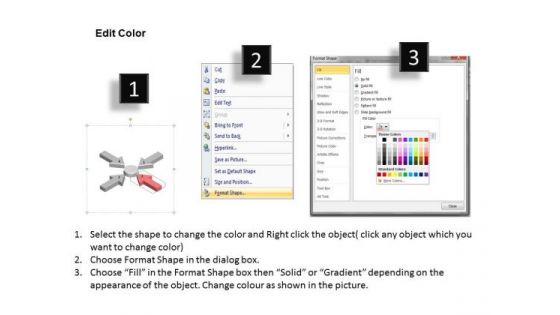 Parallel Data Processing Linked To Center PowerPoint Templates Backgrounds For Slides