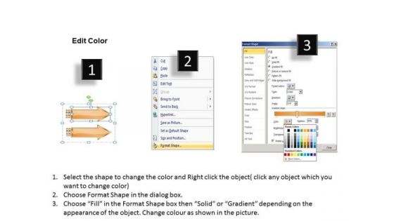 Parallel Horizontal Continuous Process Sample Plan For Business PowerPoint Templates
