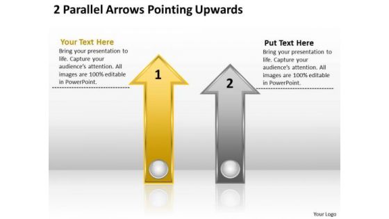 Parallel Process Social Work 2 Arrows Pointing Upwards PowerPoint Template Parallel Process Social Work 2 Arrows Pointing Upwards PowerPoint Template