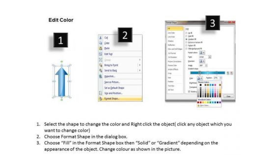 Parallel Processing Applications Leading 8 Steps The Linear Arrows PowerPoint Templates