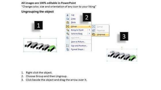 Parallel Processing Definition 3d Five Concepts Arrow Flow Diagram PowerPoint Slides