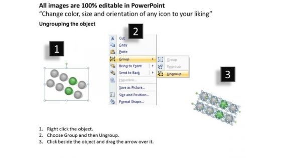 Parallel Processing Definition 8 Stages Circular Arrow Diagram PowerPoint Template