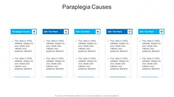 Paraplegia Causes In Powerpoint And Google Slides Cpb