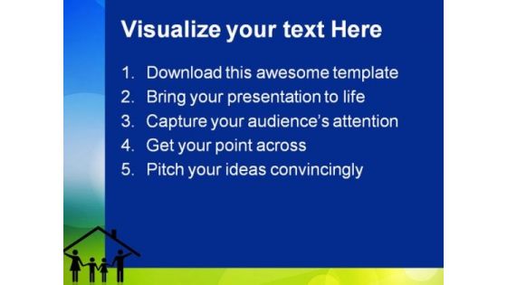 Parents And Children Family PowerPoint Themes And PowerPoint Slides 0711