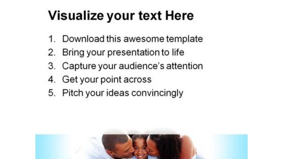 Parents With Daughter Family PowerPoint Themes And PowerPoint Slides 0611