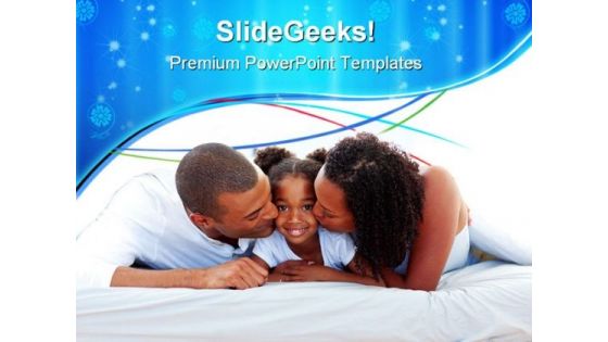 Parents With Daughter Family PowerPoint Themes And PowerPoint Slides 0611