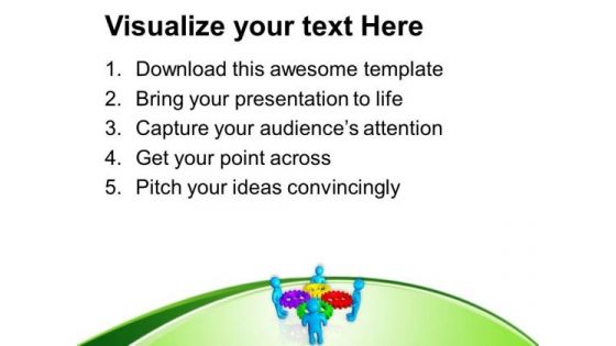 Part Of Solution And Team PowerPoint Templates Ppt Backgrounds For Slides 0513