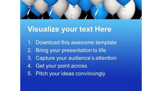 Party Balloons Abstract PowerPoint Templates Ppt Background For Slides 1112