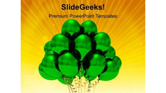 Party Balloons Events PowerPoint Templates Ppt Backgrounds For Slides 1112