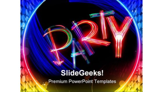 Party Entertainment PowerPoint Themes And PowerPoint Slides 0511