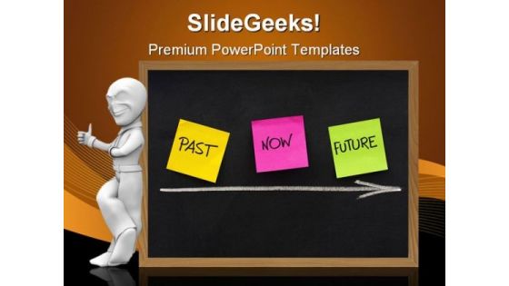 Past Now Future Business PowerPoint Template 1110
