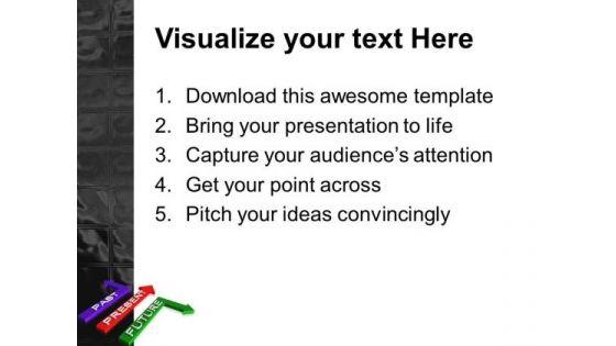 Past Present Future Metaphor PowerPoint Templates And PowerPoint Themes 0512