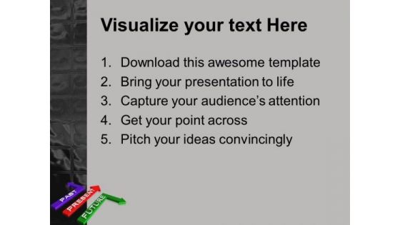 Past Present Future Metaphor PowerPoint Templates And PowerPoint Themes 0512