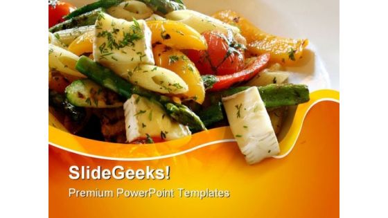 Pasta Meal Food PowerPoint Backgrounds And Templates 1210