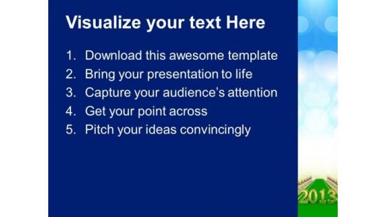 Path To New Year Business PowerPoint Templates Ppt Backgrounds For Slides 1212