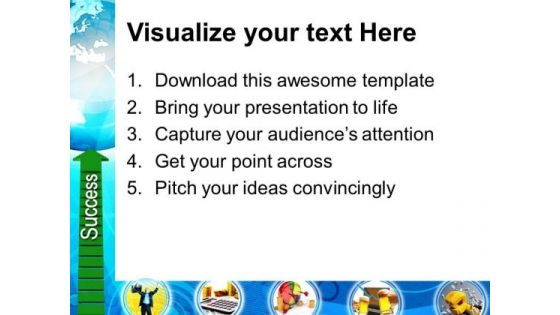 Path To Success Business PowerPoint Templates And PowerPoint Themes 0612