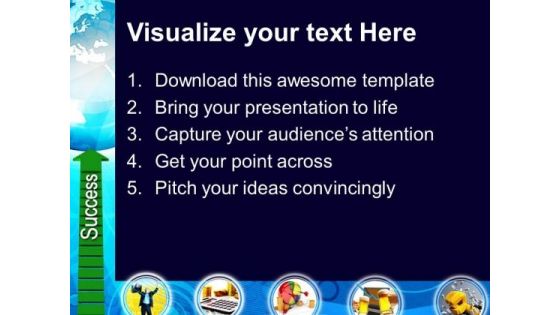 Path To Success Business PowerPoint Templates And PowerPoint Themes 0612