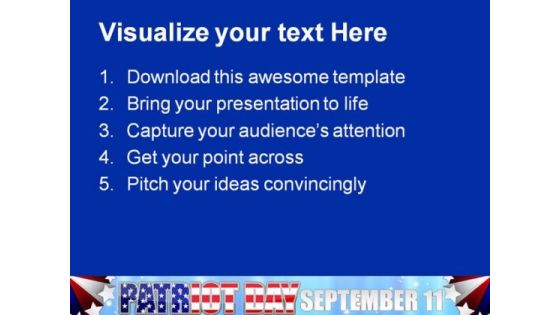 Patriot Day Americana PowerPoint Templates And PowerPoint Backgrounds 0611