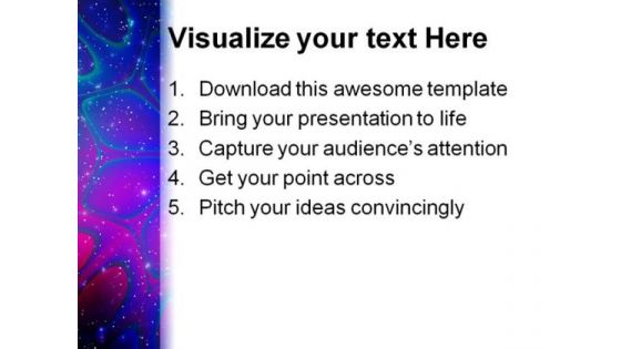 Pattern Of Light Beauty PowerPoint Background And Template 1210