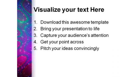 Pattern Of Light Design PowerPoint Themes And PowerPoint Slides 0611