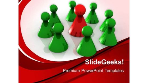 Pawns Team Leadership PowerPoint Templates And PowerPoint Themes 0712
