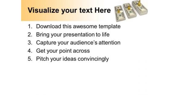 Pawns With Currency Note Business PowerPoint Templates And PowerPoint Themes 1112