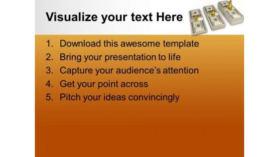 Pawns With Currency Note Business PowerPoint Templates And PowerPoint Themes 1112