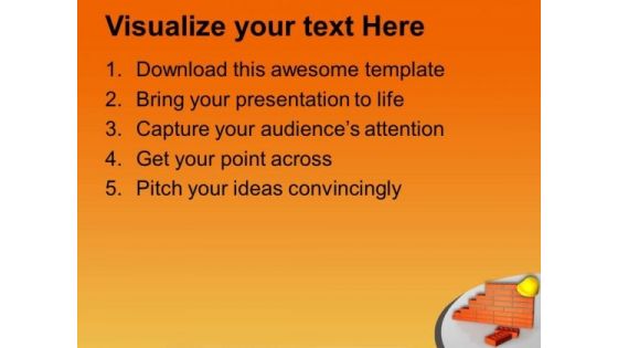 Pay Attention On Construction Site PowerPoint Templates Ppt Backgrounds For Slides 0613