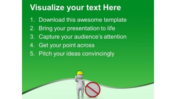 Pay Attention To All Warning Signs PowerPoint Templates Ppt Backgrounds For Slides 0713
