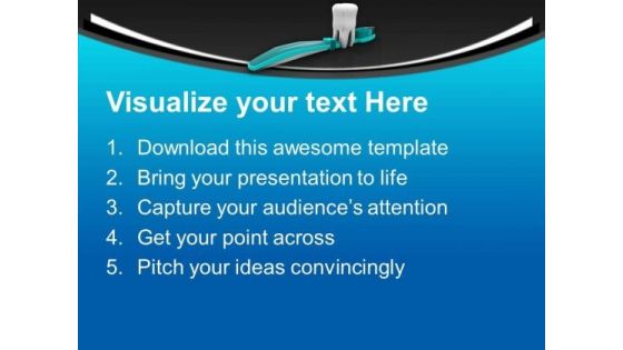 Pay Your Attaintion To Oral Hygiene PowerPoint Templates Ppt Backgrounds For Slides 0613